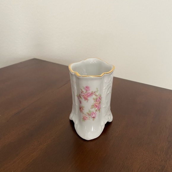 Vintage Schumann Arzberg Bavaria Bridal Rose Vase/Golden Crown E&R 1886 - Picture 3 of 6